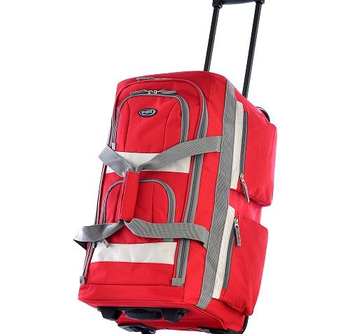 Olympia 22 inch duffel bag red